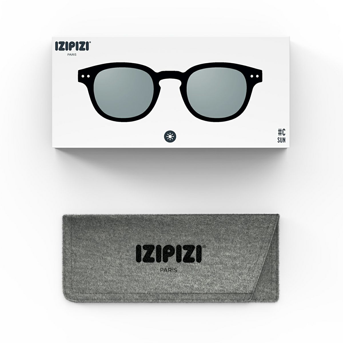 SUN LIGHTCOLOR #CBlack(Light gray lenses)