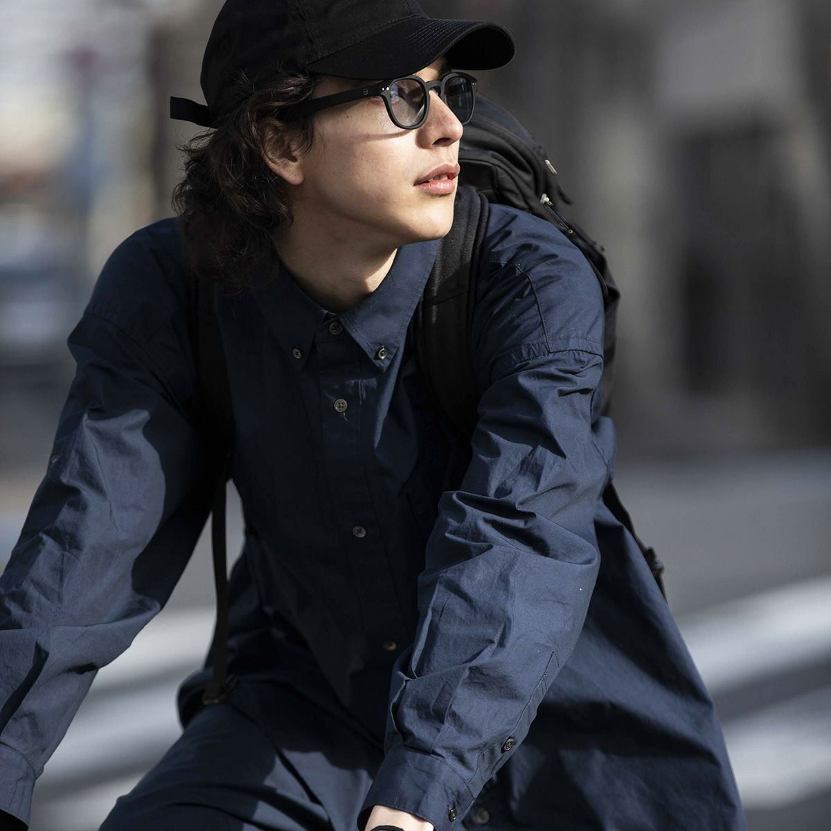 SUN LIGHTCOLOR #DBlack(Light gray lenses)