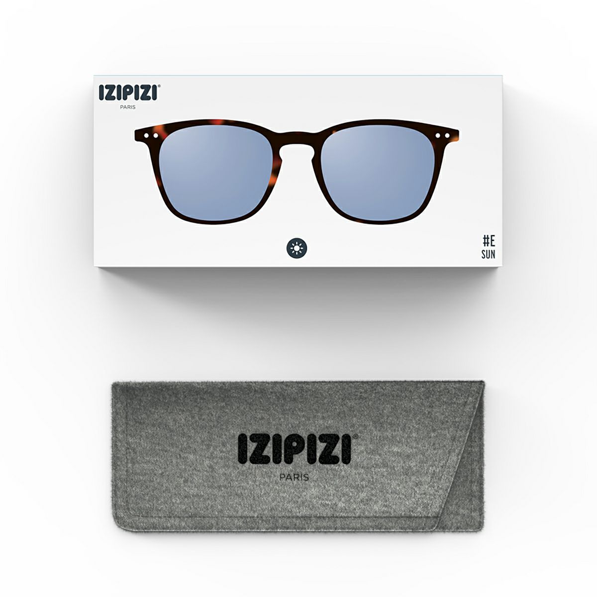  SUN LIGHTCOLOR #ETortoise(Light blue lenses)