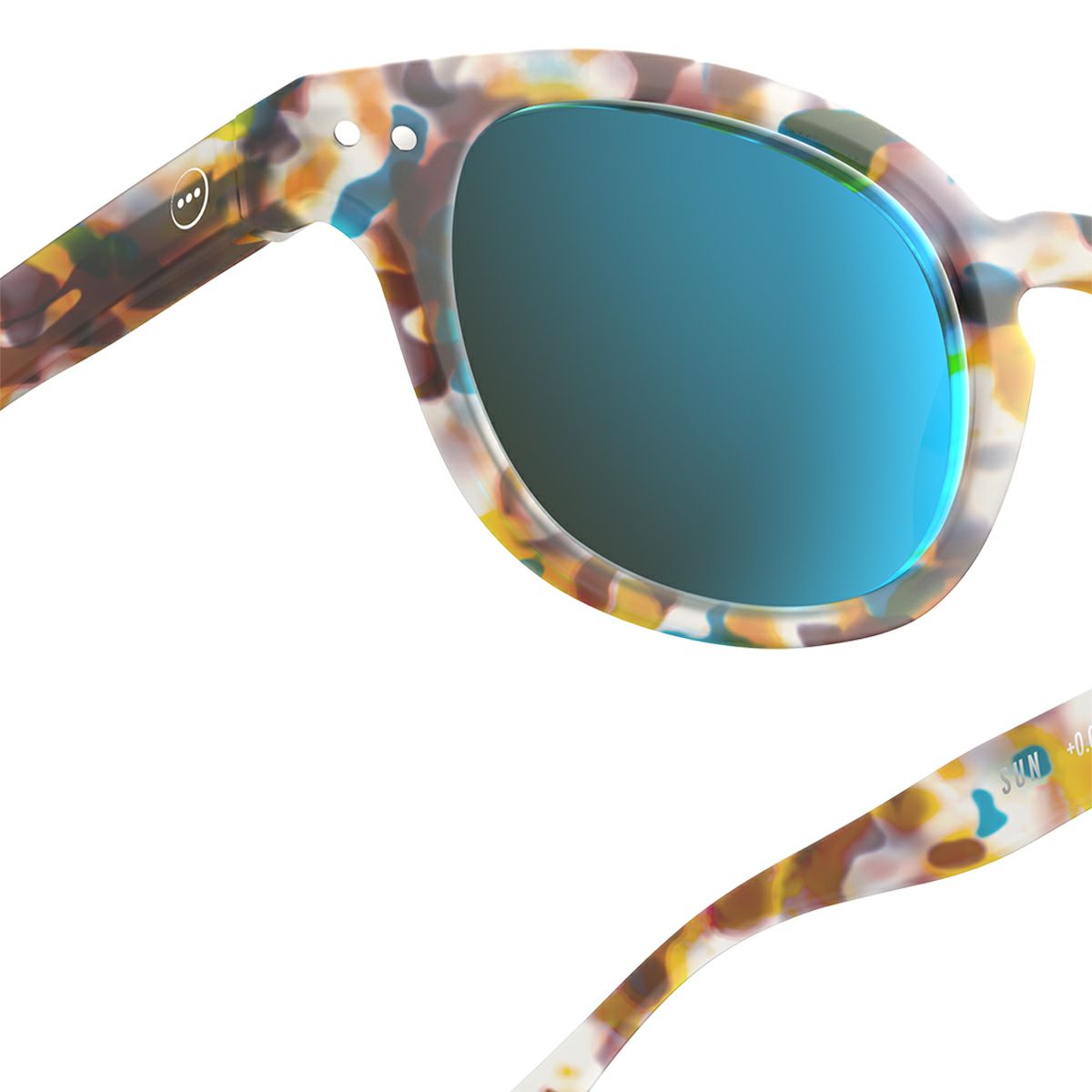 SUN #CBlue Tortoise(Mirror Lenses)
