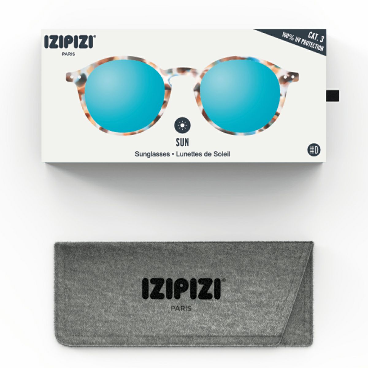 SUN #DBlue Tortoise(Mirror Lenses)