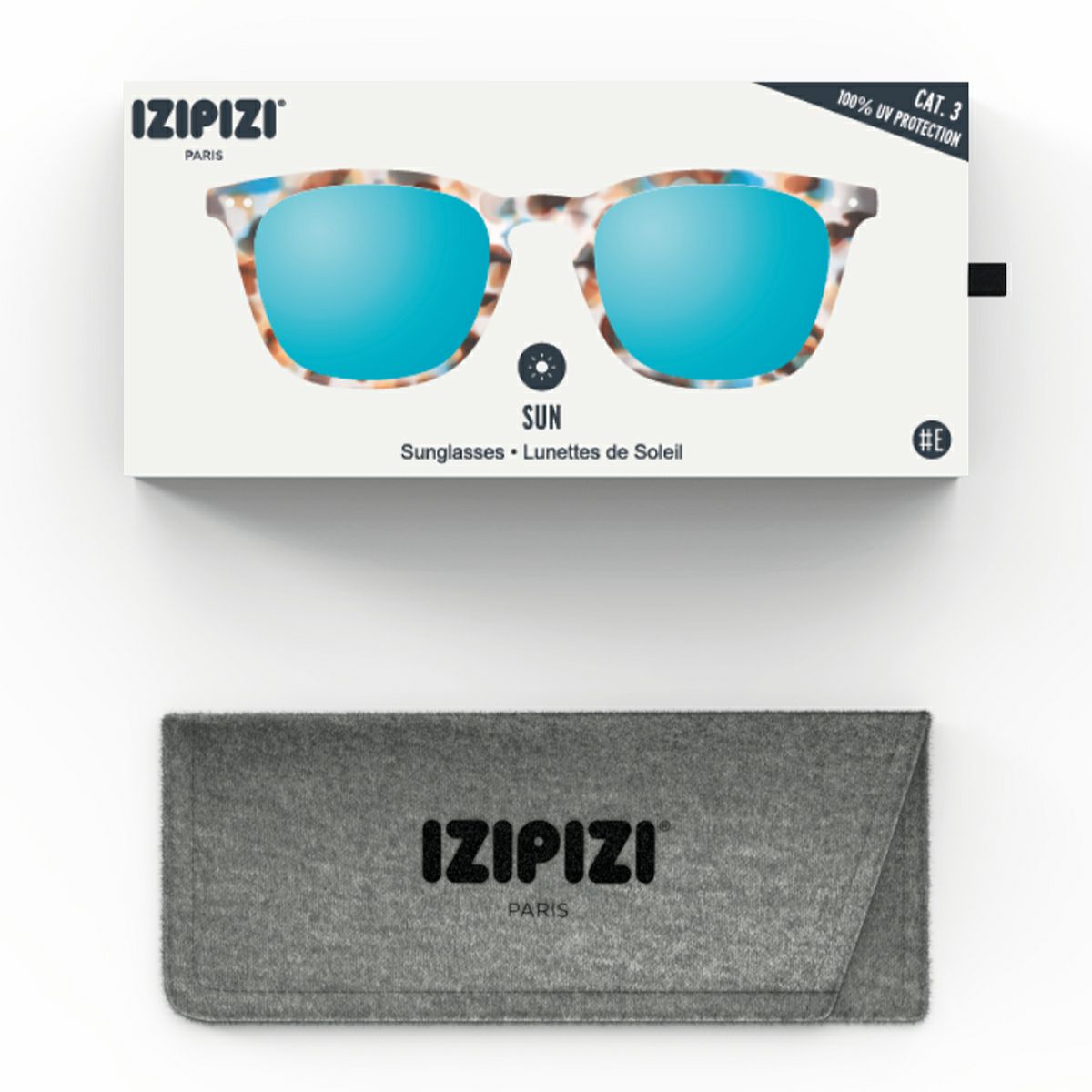 SUN #EBlue Tortoise(Mirror Lenses)