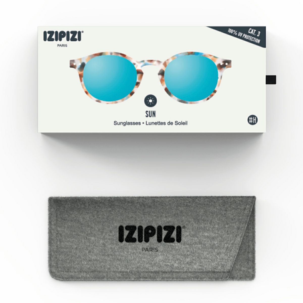 SUN #HBlue Tortoise(Mirror Lenses)