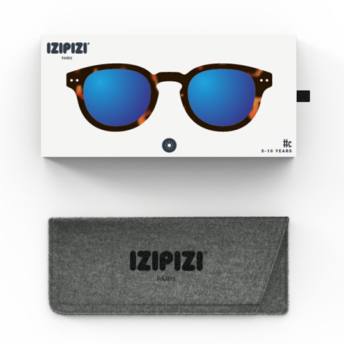 JUNIOR SUN#ｃtortoise(mirror lenses)