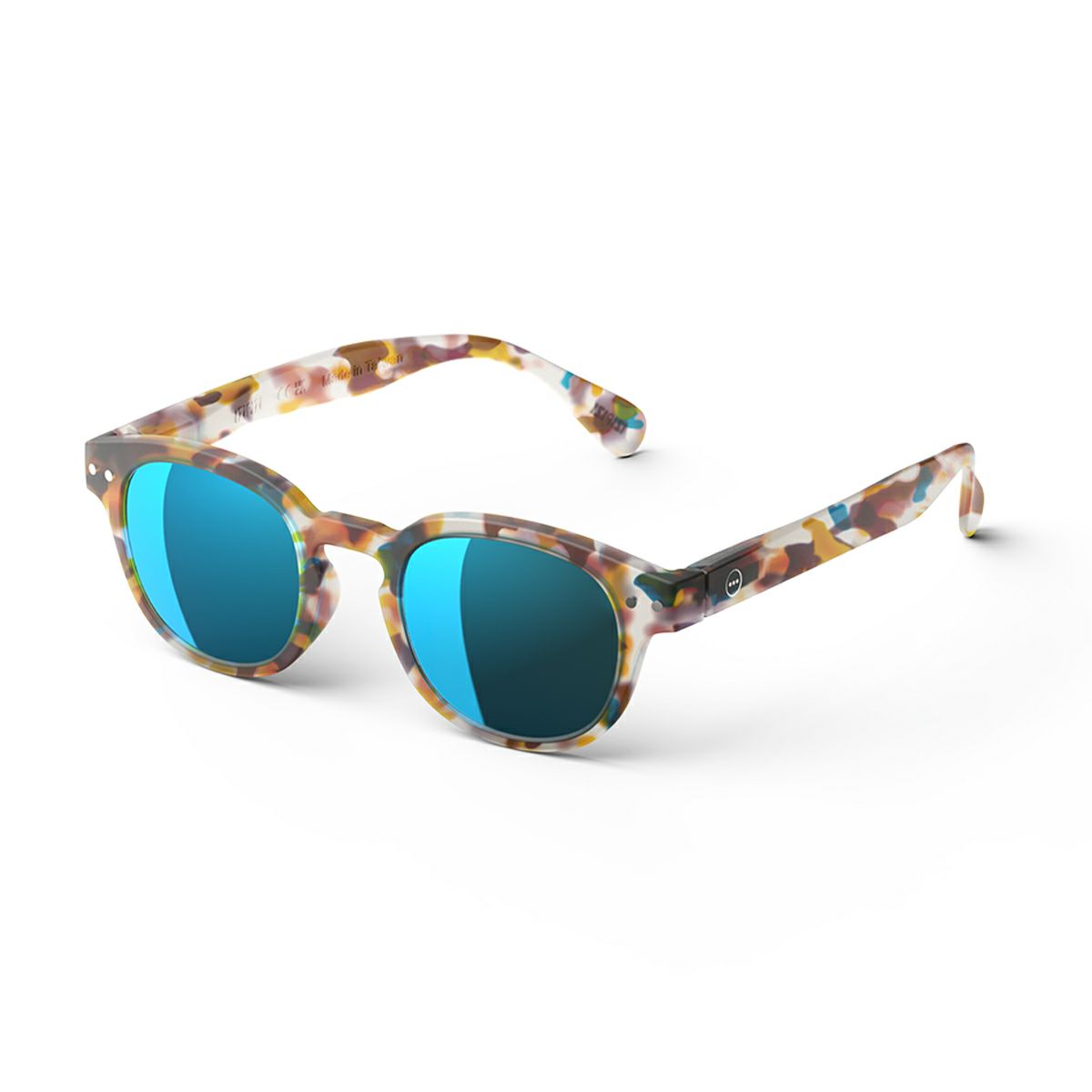 JUNIOR SUN#ｃblue tortoise(mirror lenses)