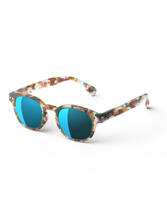 JUNIOR SUN#ｃblue tortoise(mirror lenses)