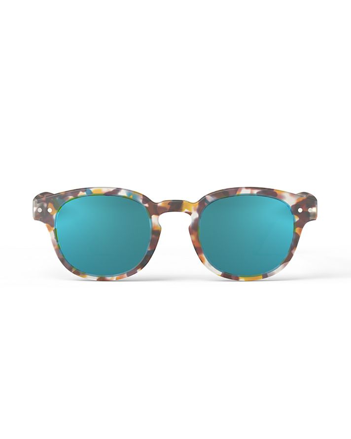 JUNIOR SUN#ｃblue tortoise(mirror lenses)