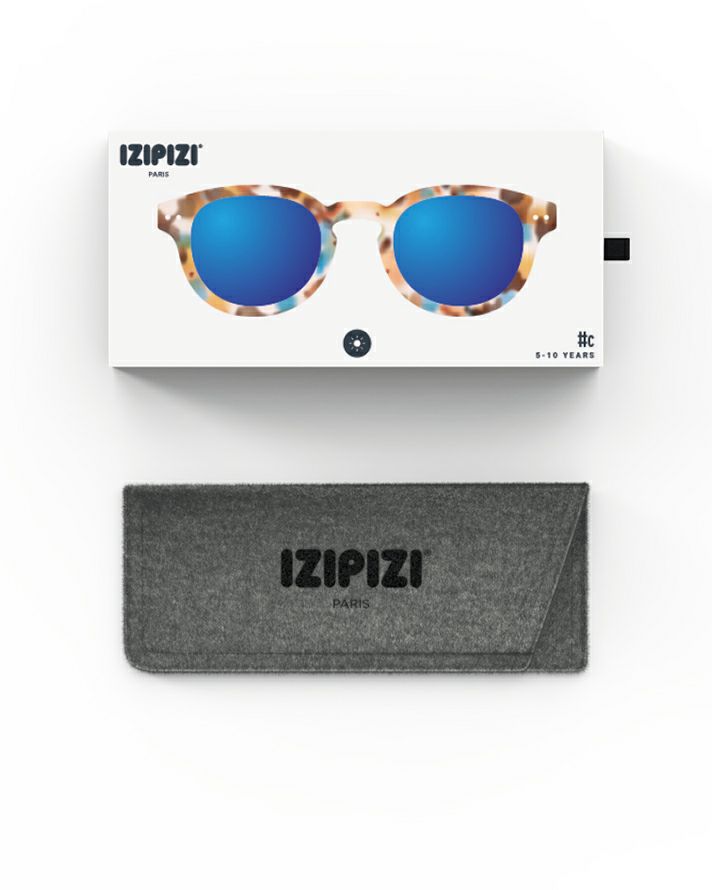 JUNIOR SUN#ｃblue tortoise(mirror lenses)