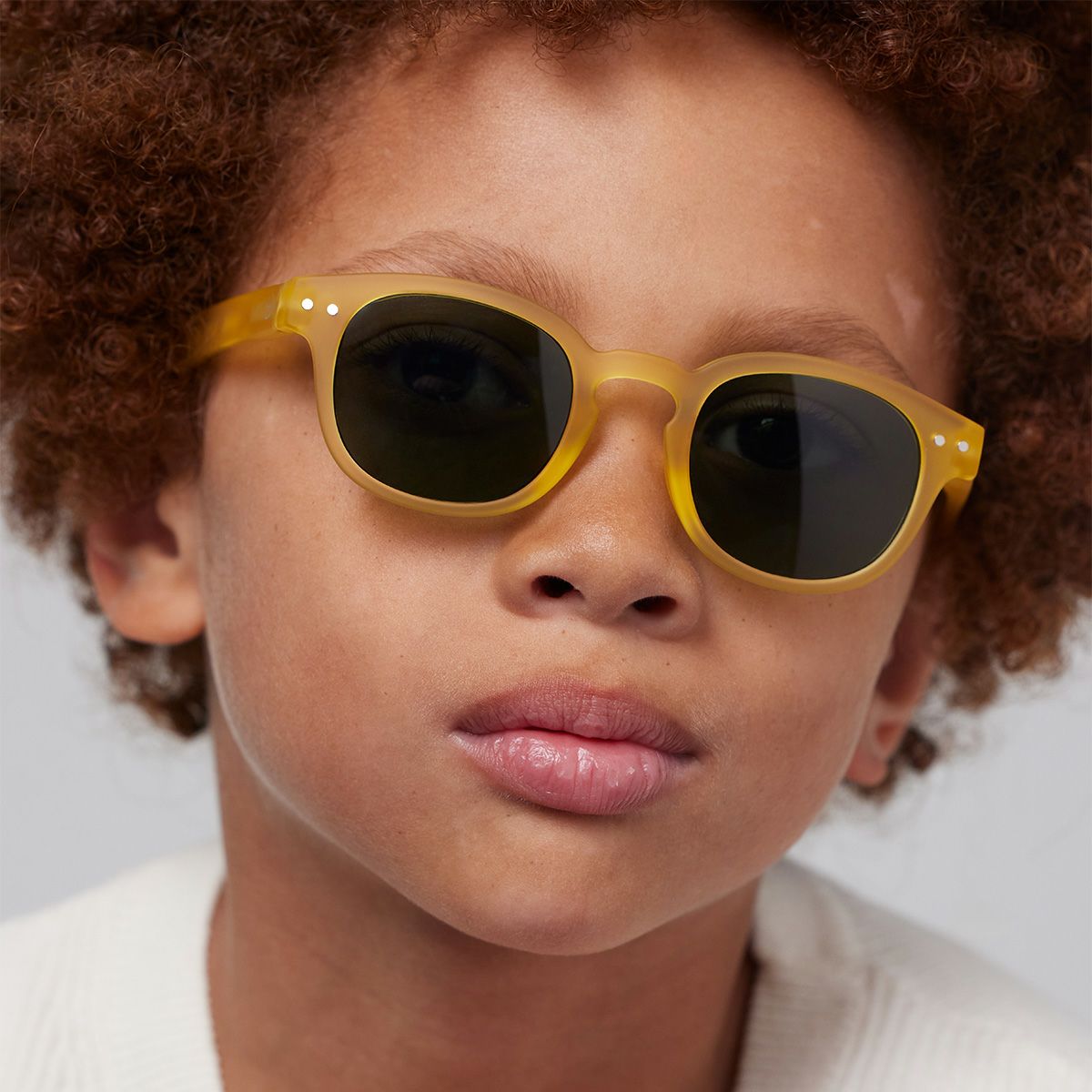 JUNIOR SUN#ｃyellow honey(green lenses)