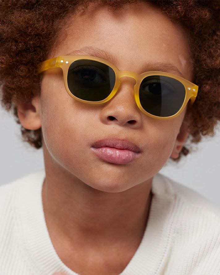 JUNIOR SUN#ｃyellow honey(green lenses)