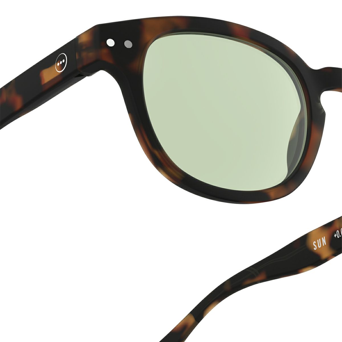 SUN LIGHTCOLOR #CTortoise(Green Lenses)