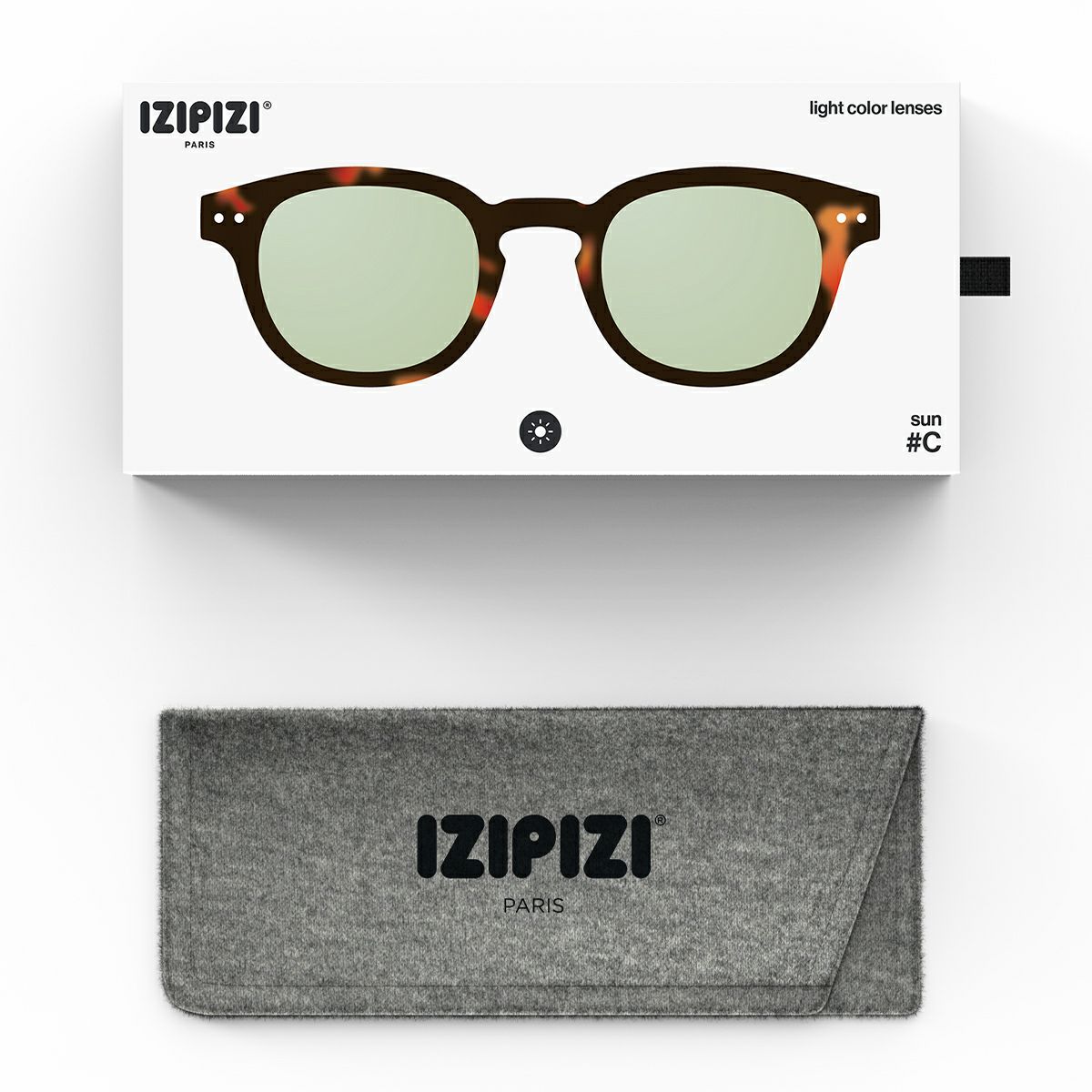 SUN LIGHTCOLOR #CTortoise(Green Lenses)