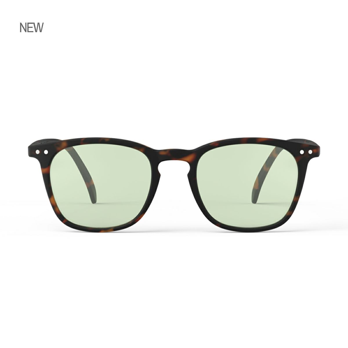 SUN LIGHTCOLOR #ETortoise(Light green lenses)