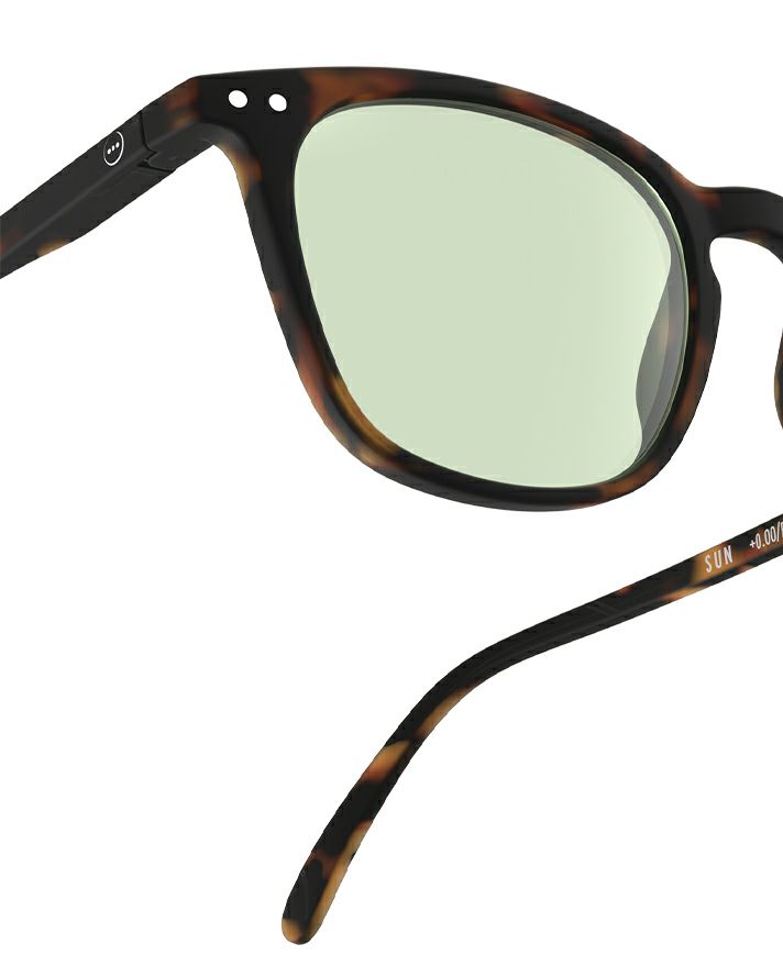 SUN LIGHTCOLOR #ETortoise(Light green lenses)