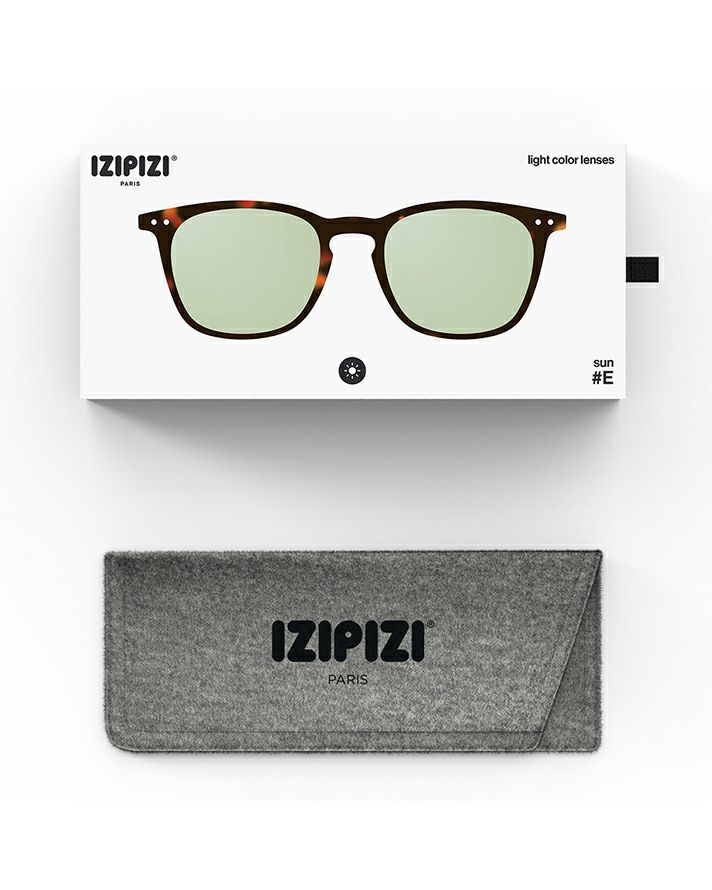 SUN LIGHTCOLOR #ETortoise(Light green lenses)