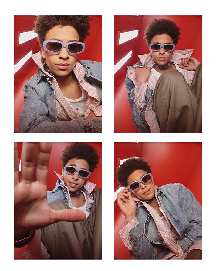 【オンライン限定商品】CRUSHSunglassesSKYLINE BLUE